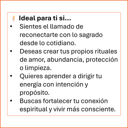 TALLER: CREA TUS PROPIOS RITUALES