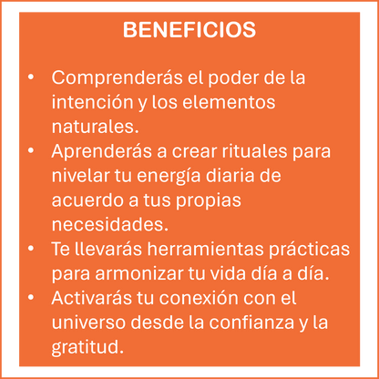 TALLER: CREA TUS PROPIOS RITUALES