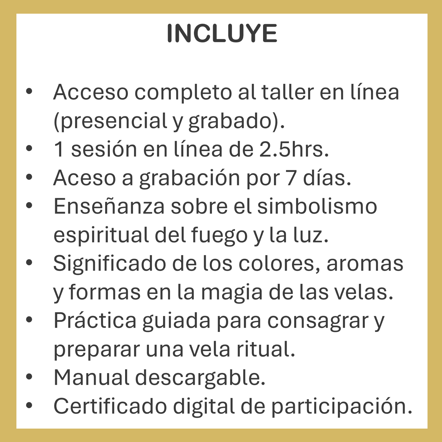 TALLER: CREA TUS VELAS