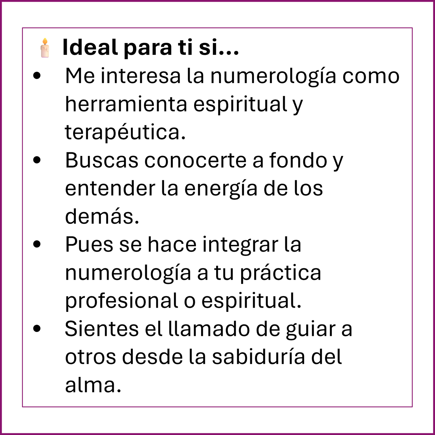 CURSO: NUMEROLOGÍA ESPIRITUAL