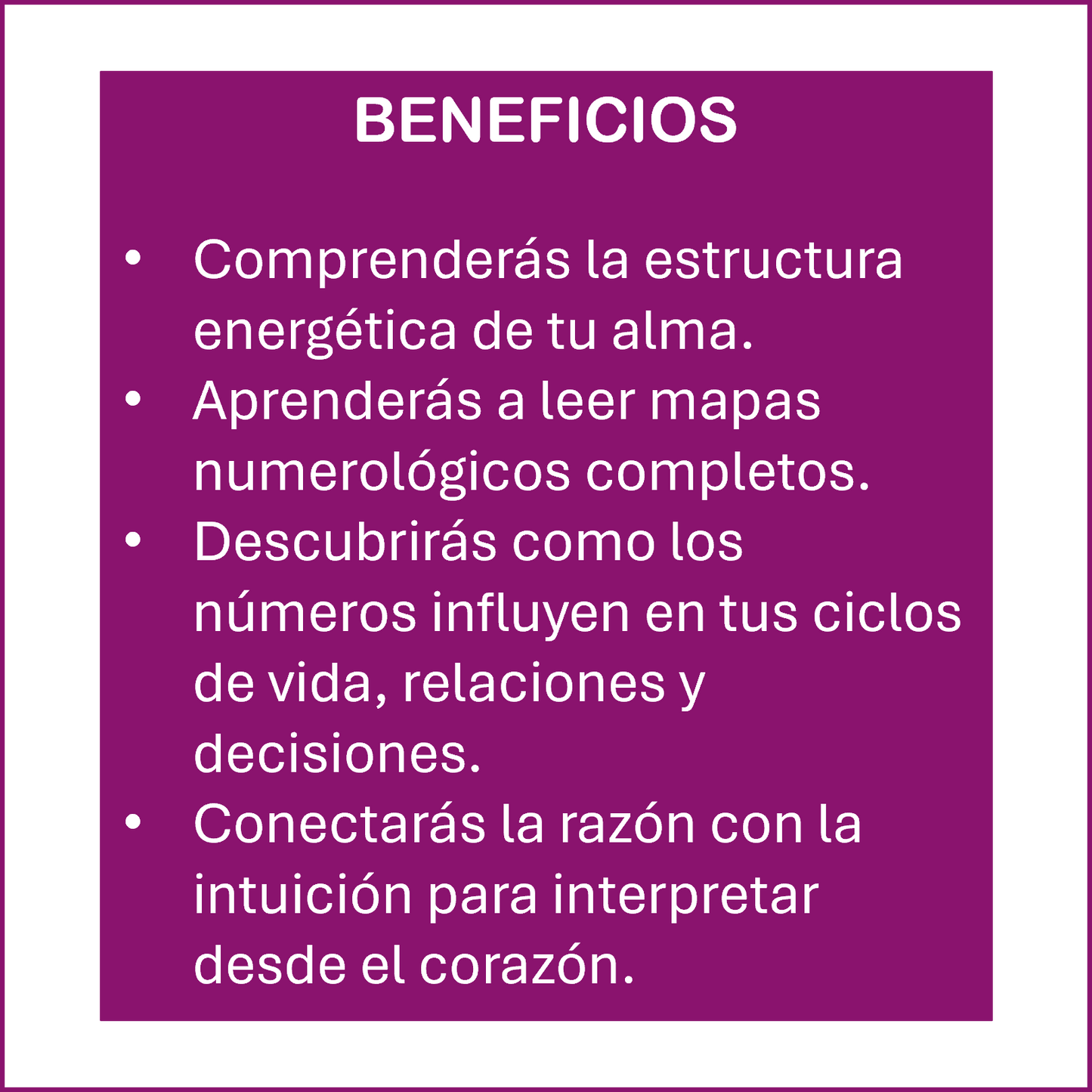 CURSO: NUMEROLOGÍA ESPIRITUAL