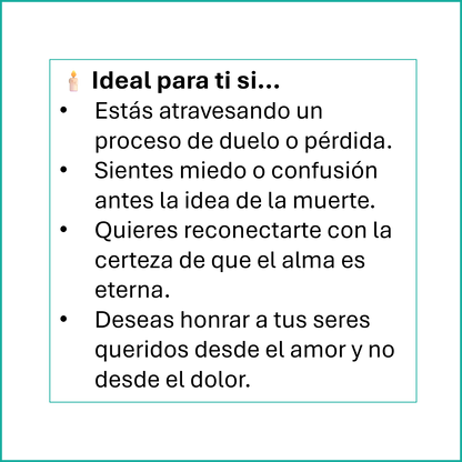 TALLER: LA VIDA DESPUÉS DE LA MUERTE